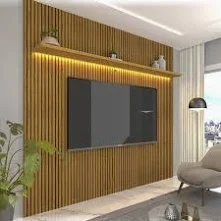 Painel Ripado com led para tv